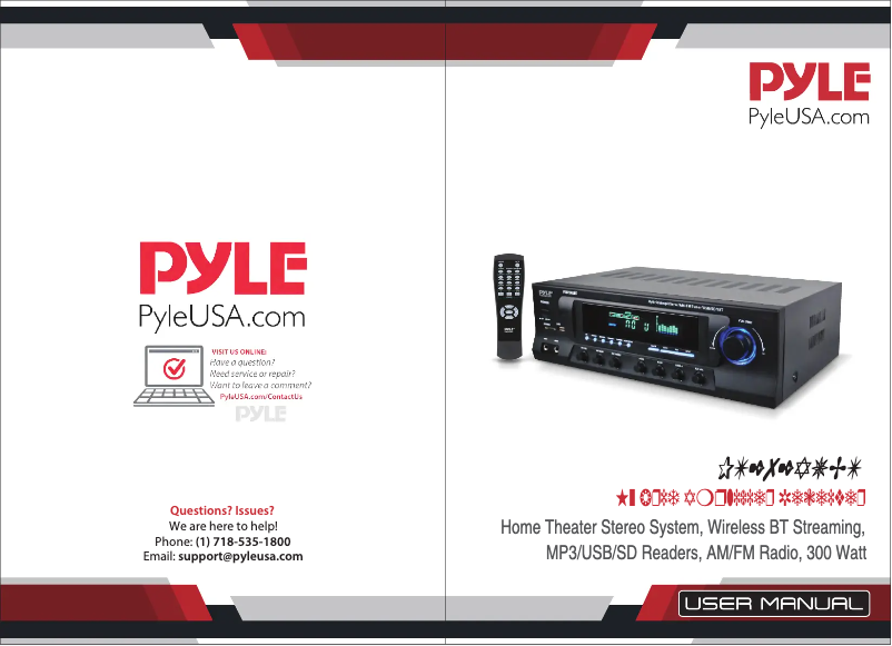 Imagen de la primera página del manual del dispositivo PT272AUBT