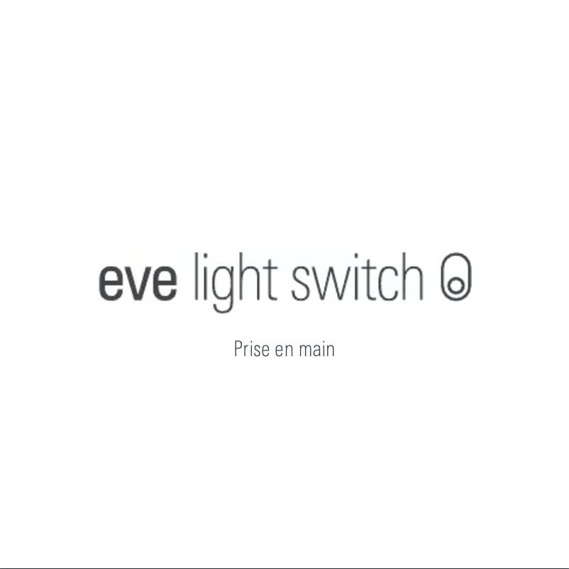 Página 1 del manual Manual de usuario EVE Light Switch