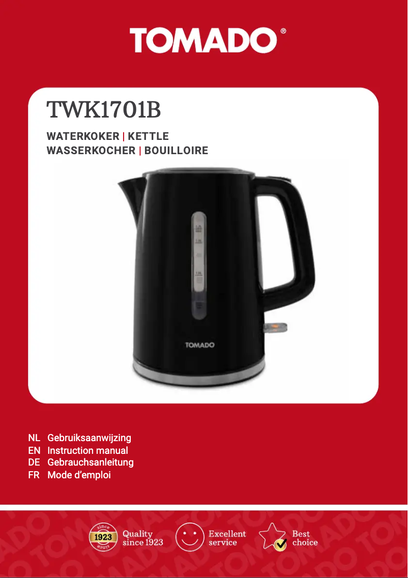 Página nº 1 - Ficha técnica Tomado TWK1701B