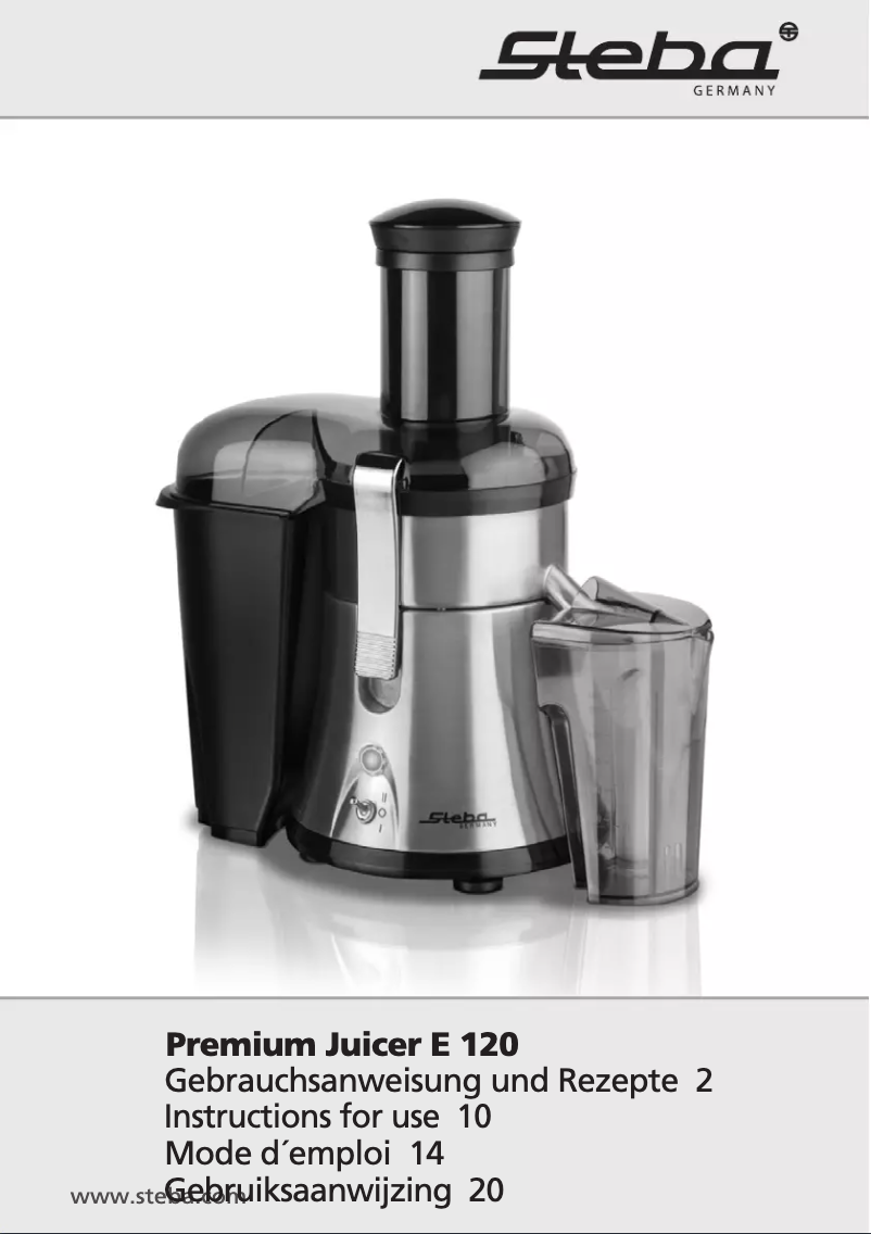 Página 1 del manual Manual de usuario Steba E 120