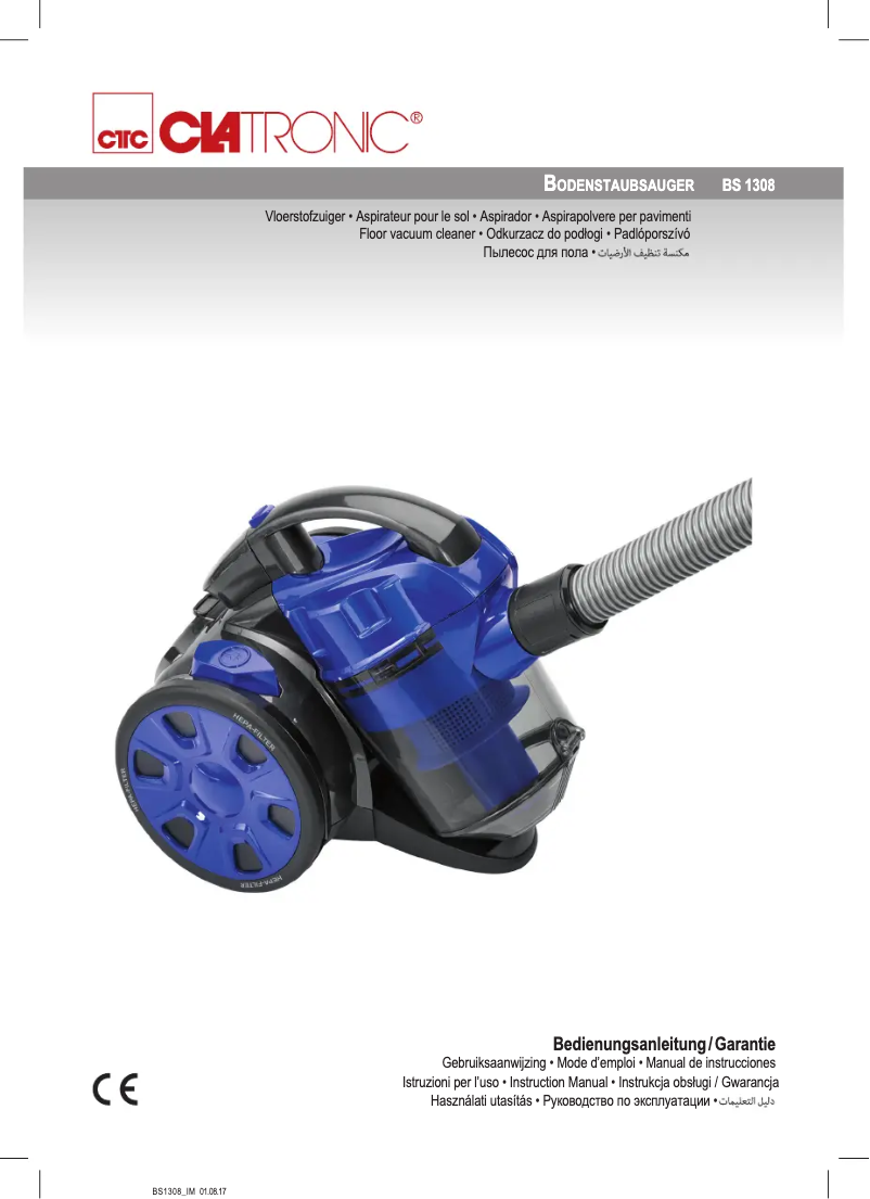 Página 1 del manual Manual de usuario Clatronic BS 1308 P