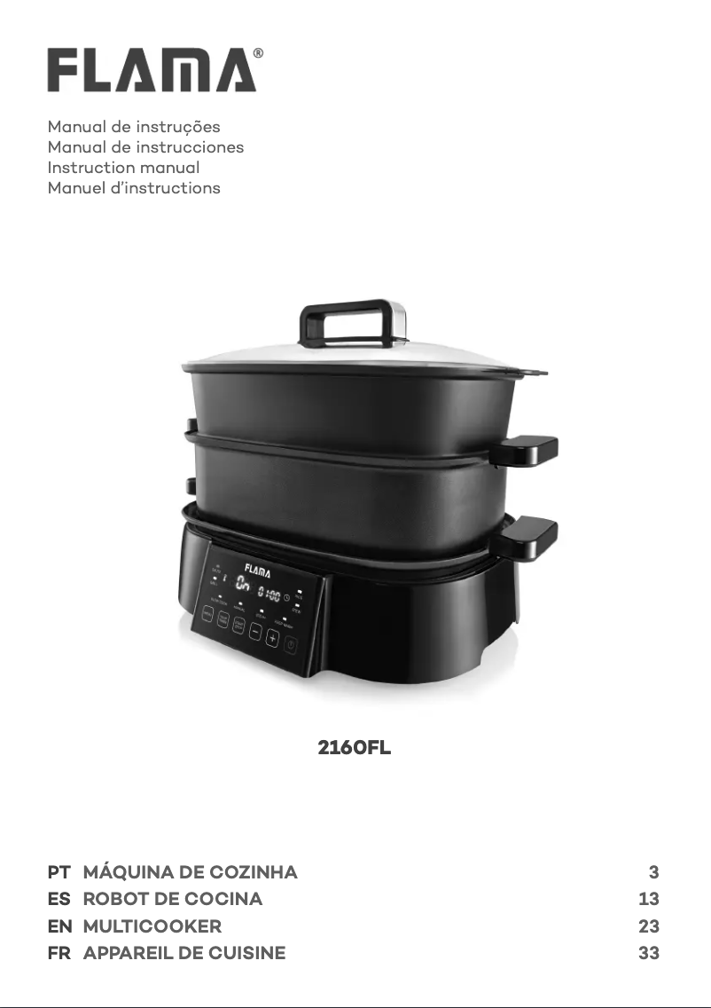 Página 1 del manual Manual de usuario Flama 2160FL