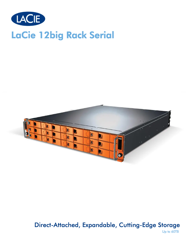 Página nº 1 - Ficha técnica LaCie 12big Rack Serial