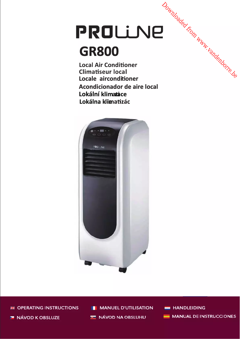 Imagen de la primera página del manual del dispositivo GR800