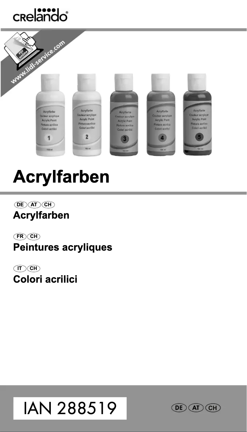Imagen de la primera página del manual del dispositivo 288519