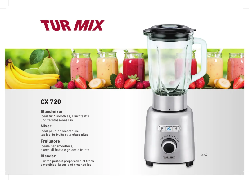 Imagen de la primera página del manual del dispositivo CX 720