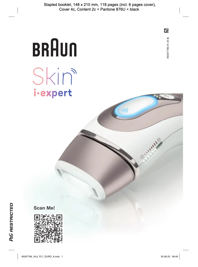 Página 1 del manual Manual de usuario Braun Skin-i.expert Pro PL7387