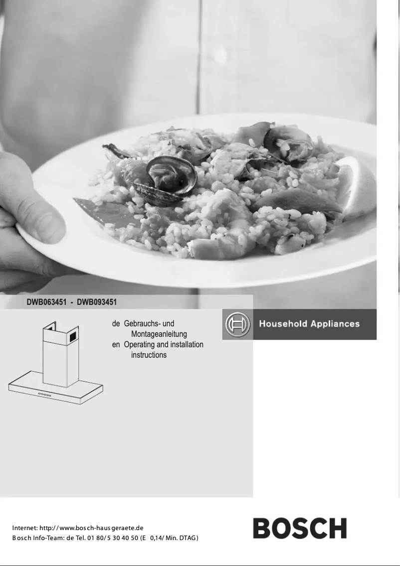Página 1 del manual Manual de usuario Bosch DWB093451