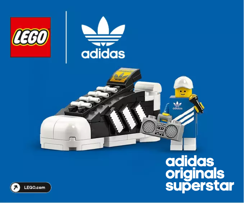 Página 1 del manual Manual de usuario Lego Adidas Originals Superstar 40486