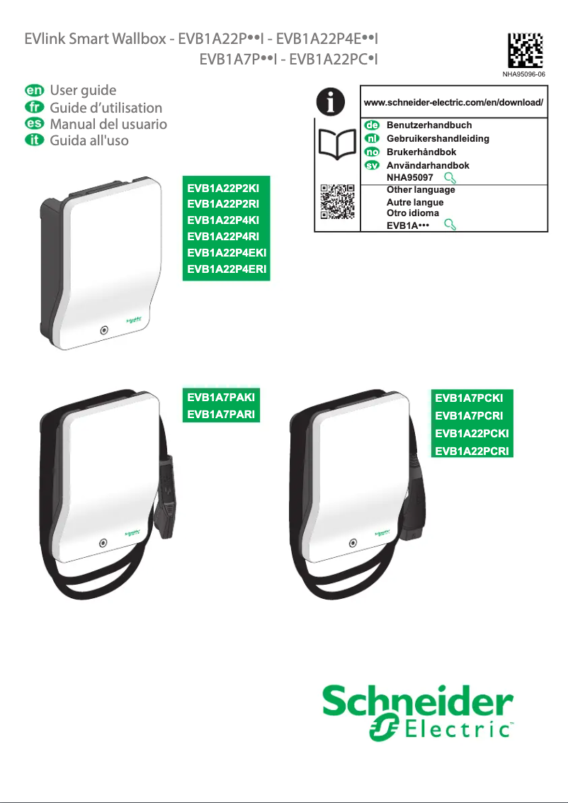 Imagen de la primera página del manual del dispositivo EVB1A7PCRI