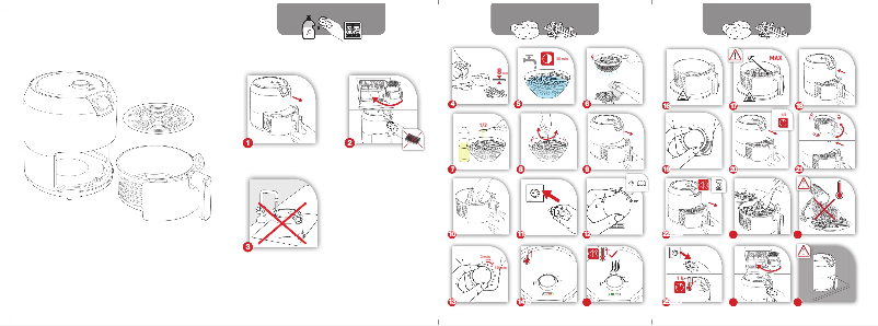 Imagen de la primera página del manual del dispositivo Easy Fry Classic EY201D