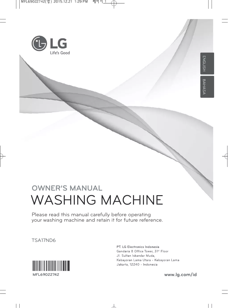 Imagen de la primera página del manual del dispositivo TSA17ND6