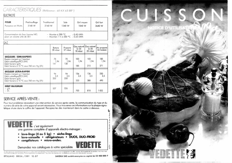 Imagen de la primera página del manual del dispositivo 60KX63BB