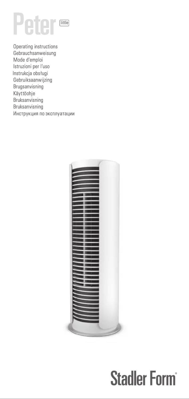 Imagen de la primera página del manual del dispositivo Peter little