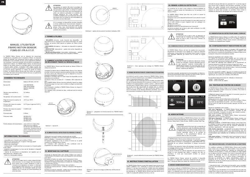 Página 1 del manual Manual de usuario Fibaro FGMS-001