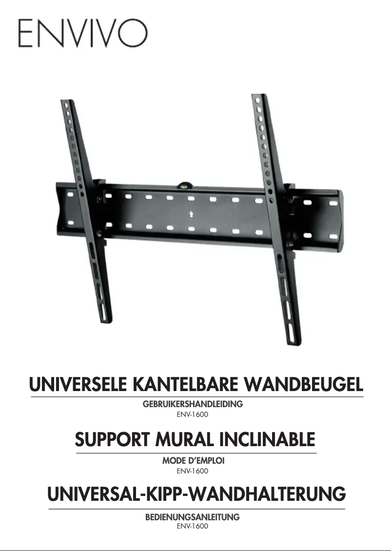 Imagen de la primera página del manual del dispositivo ENV-1600