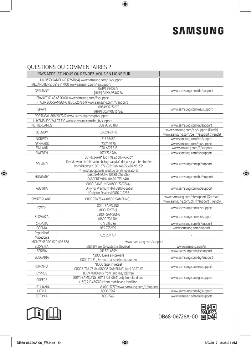 Página 1 del manual Manual de usuario Samsung AR09MXPDAWKX