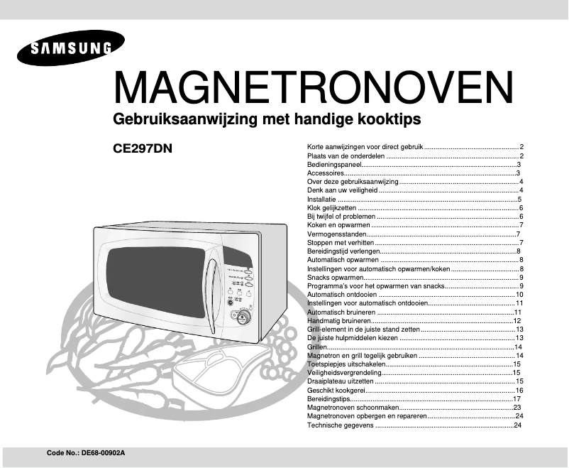 Página 1 del manual Manual de usuario Samsung CE297DN