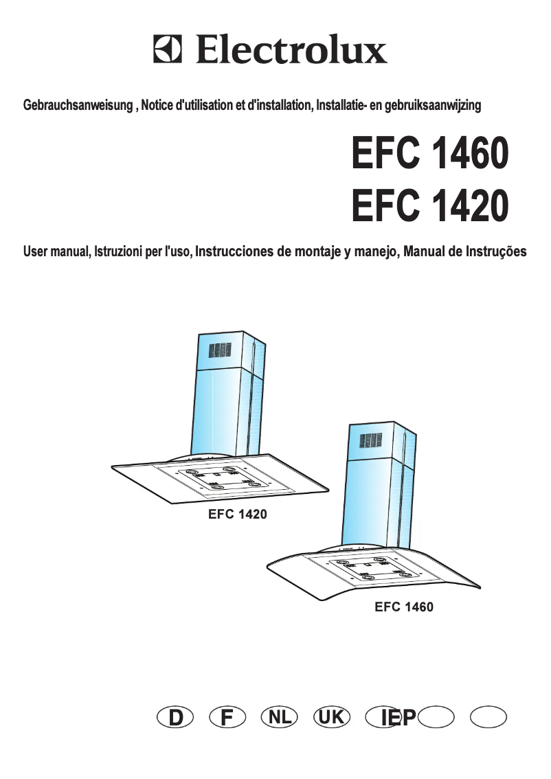 Imagen de la primera página del manual del dispositivo EFC1420