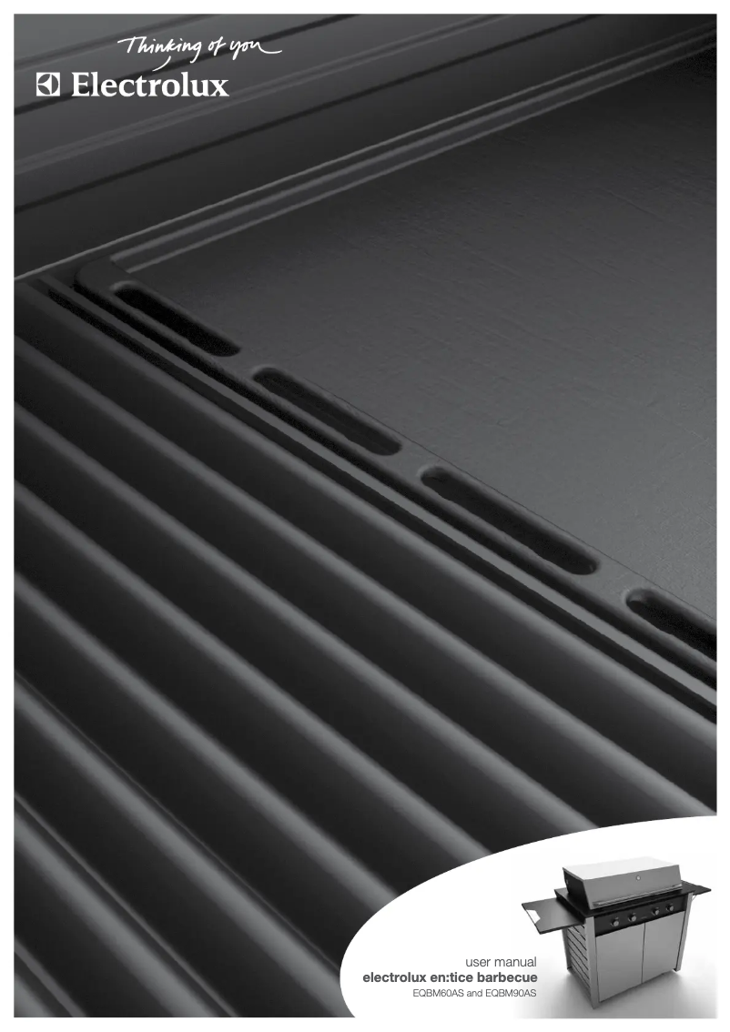 Página 1 del manual Manual de usuario Electrolux En:tice barbecue EQBM60AS
