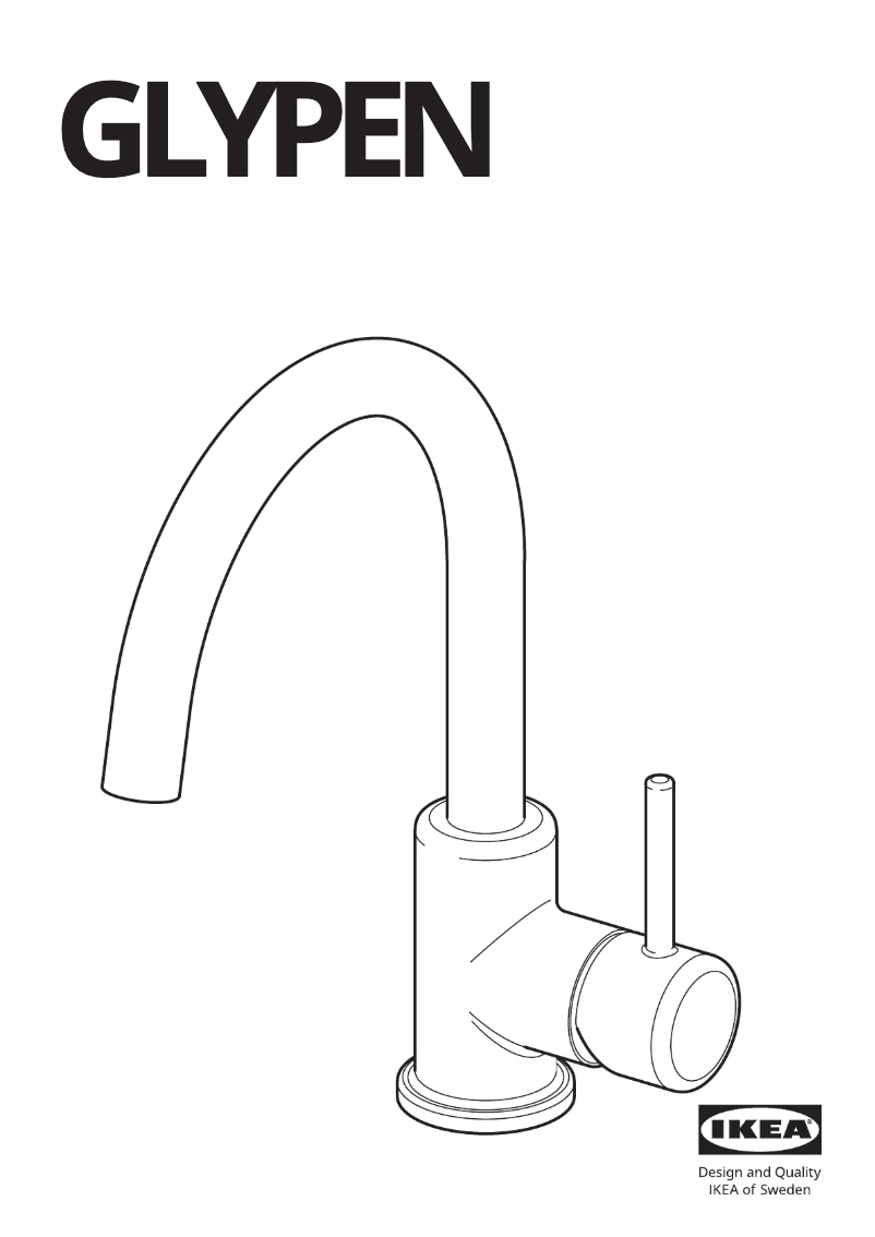Página 1 del manual Manual de usuario Ikea GLYPEN 304.574.32