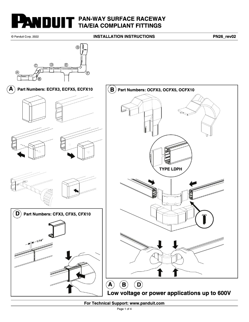 Imagen de la primera página del manual del dispositivo LD10WH8-A