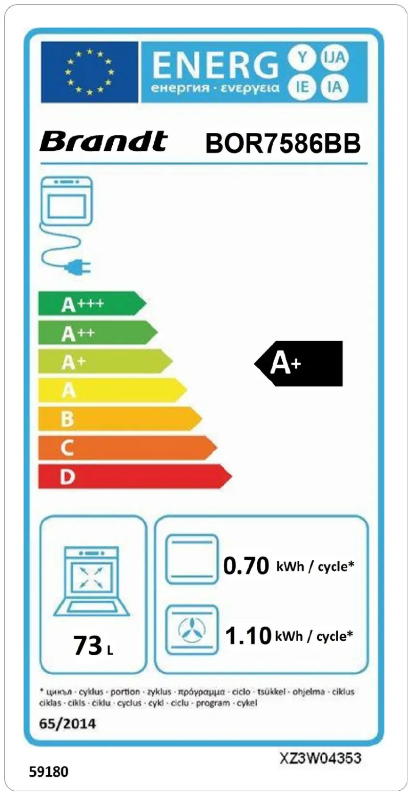 Imagen de la primera página del manual del dispositivo BOR7586BB