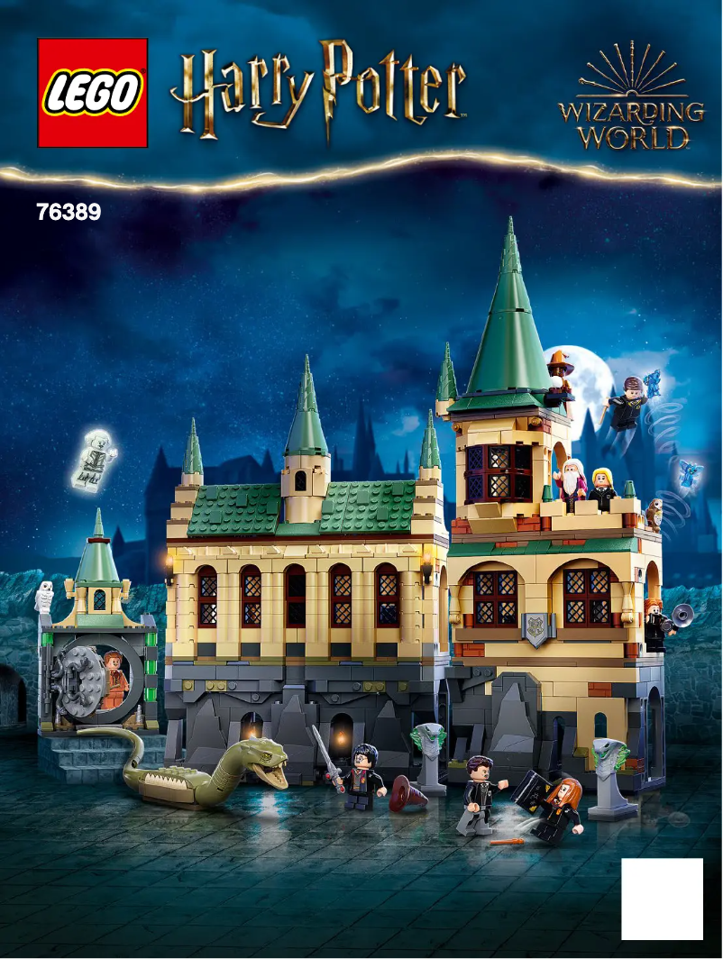 Imagen de la primera página del manual del dispositivo Harry Potter 76389