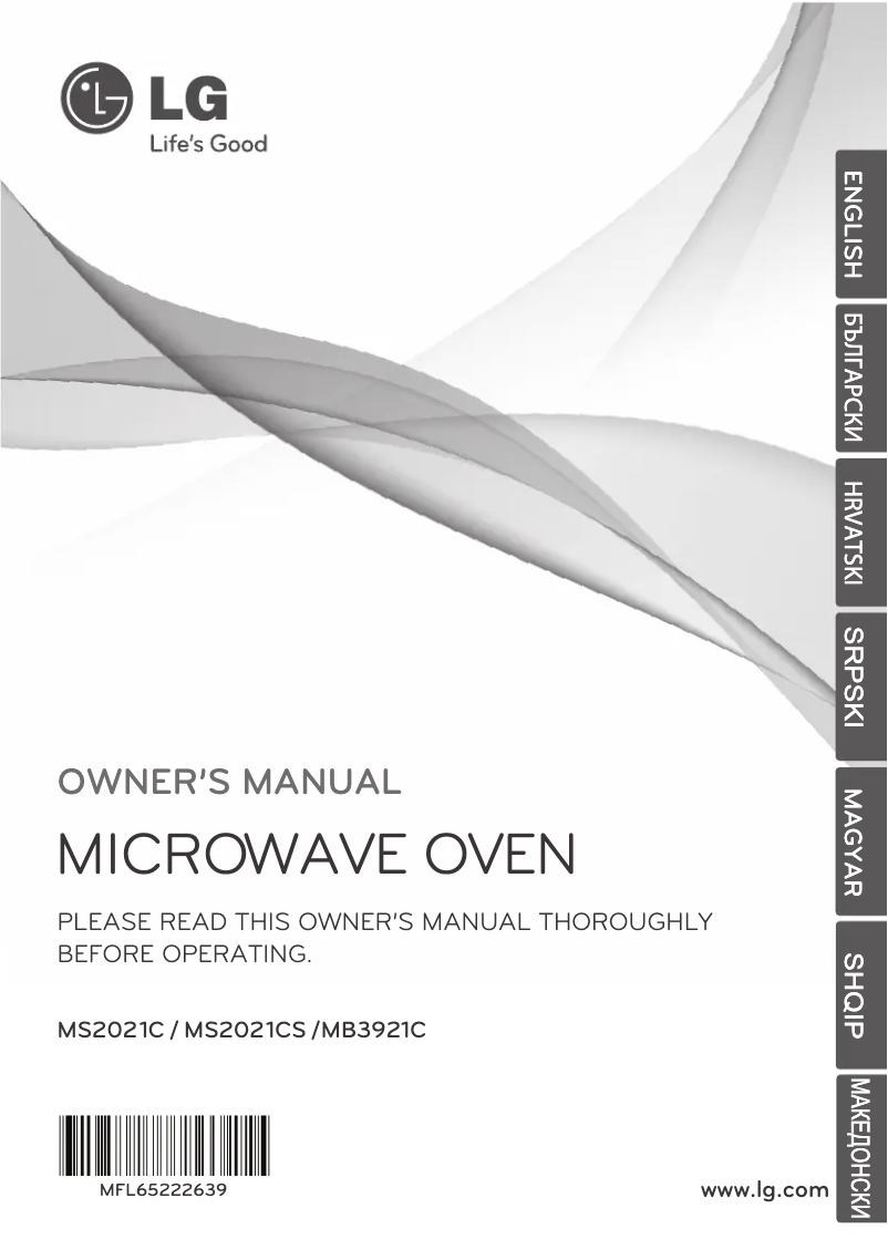 Imagen de la primera página del manual del dispositivo MS2021CS