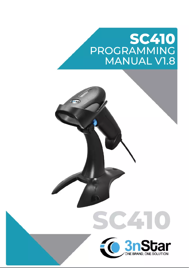 Imagen de la primera página del manual del dispositivo SC410