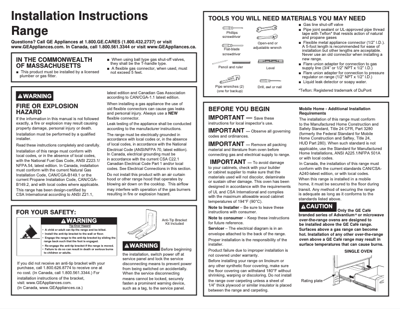 Imagen de la primera página del manual del dispositivo Profile PGS930BELTS