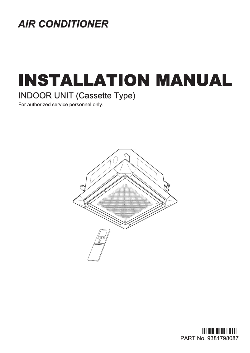 Imagen de la primera página del manual del dispositivo AUGA25FRTA-B