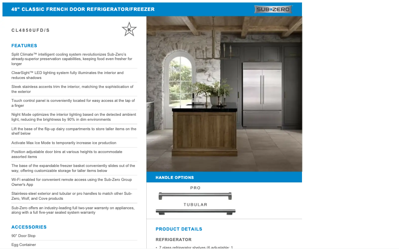 Imagen de la primera página del manual del dispositivo CL4850UFD/S