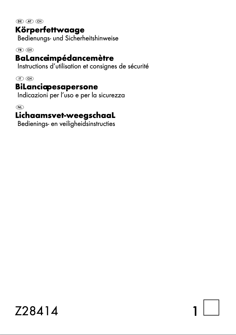 Imagen de la primera página del manual del dispositivo Z30936