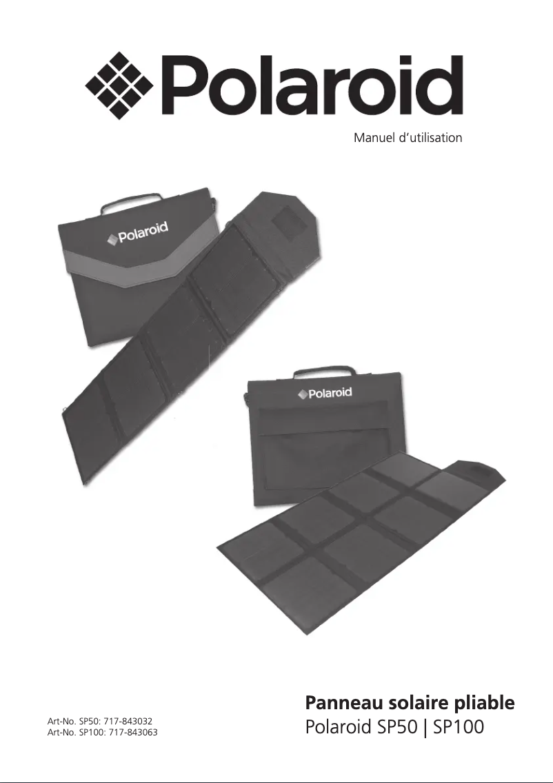 Imagen de la primera página del manual del dispositivo SP100