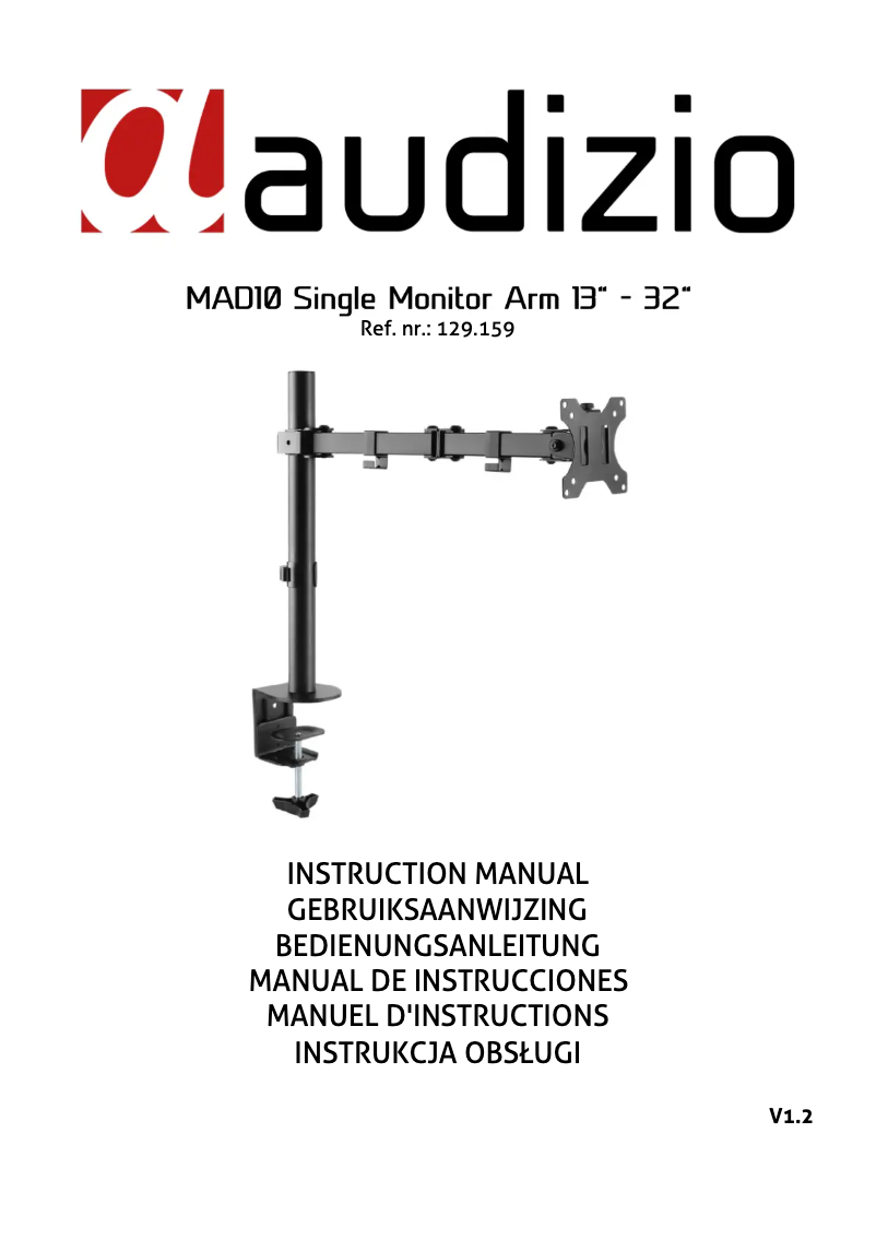 Imagen de la primera página del manual del dispositivo MAD10
