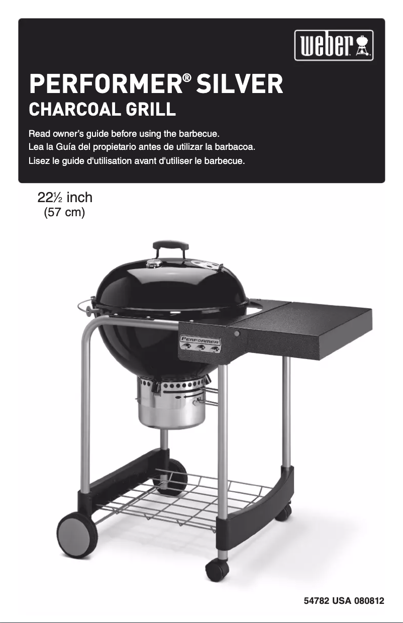 Imagen de la primera página del manual del dispositivo Performer Silver