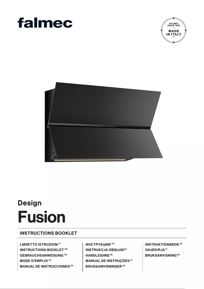 Imagen de la primera página del manual del dispositivo Fusion