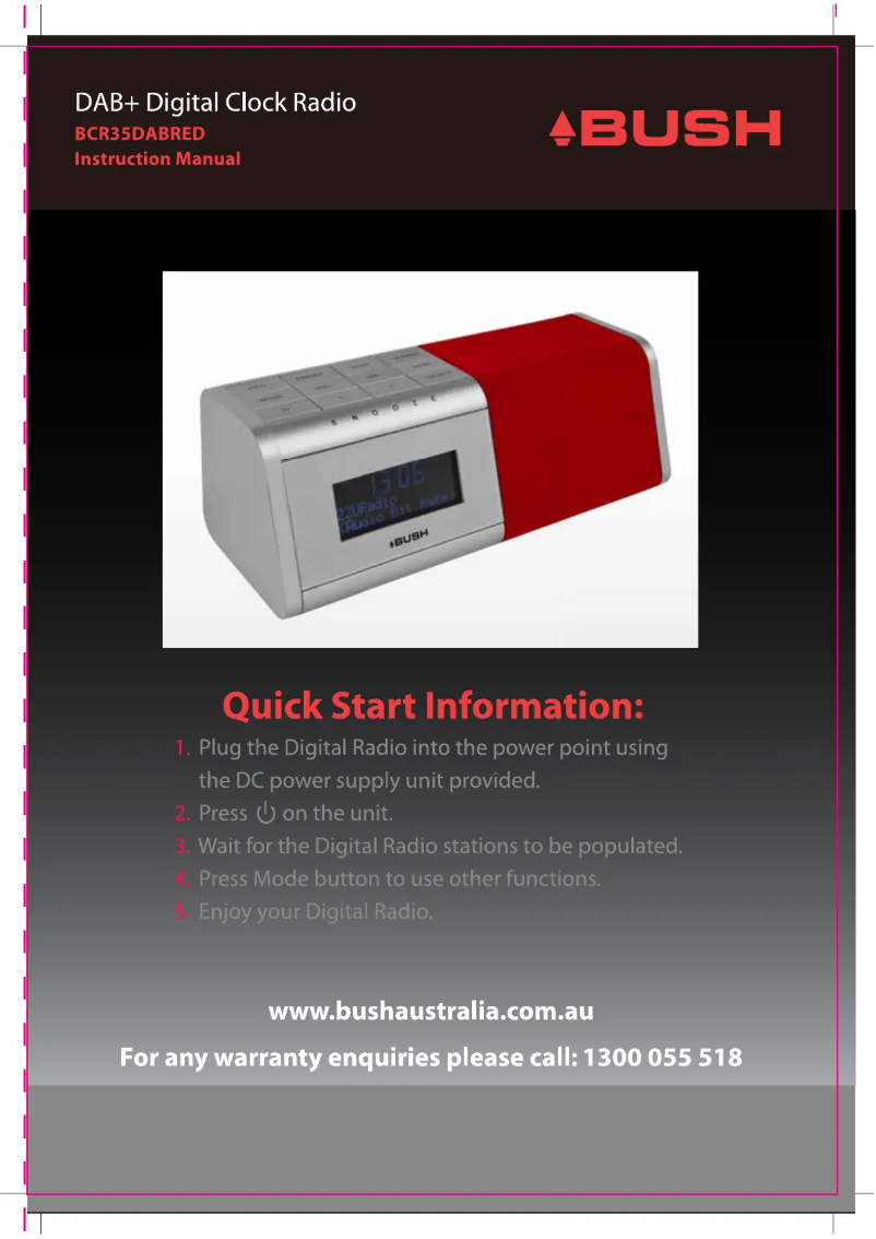 Imagen de la primera página del manual del dispositivo BCR35DAB