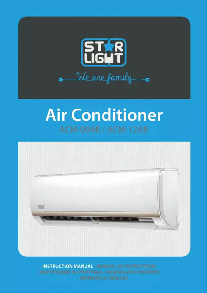 Imagen de la primera página del manual del dispositivo ACM-09AR