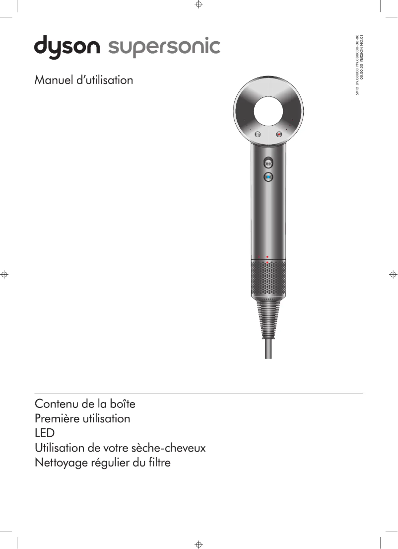 Página 1 del manual Manual de usuario Dyson Supersonic Nural
