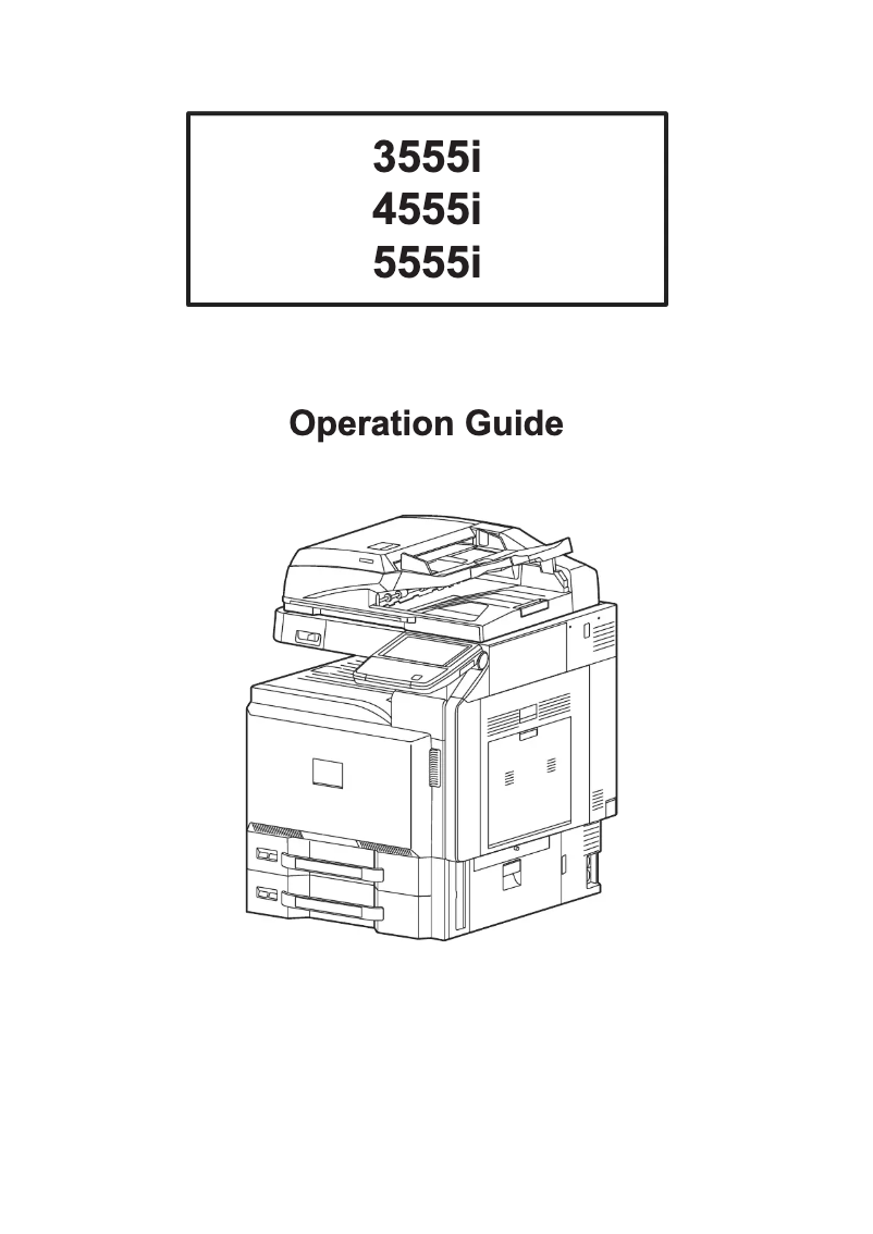 Página 1 del manual Manual de usuario Utax 3555i