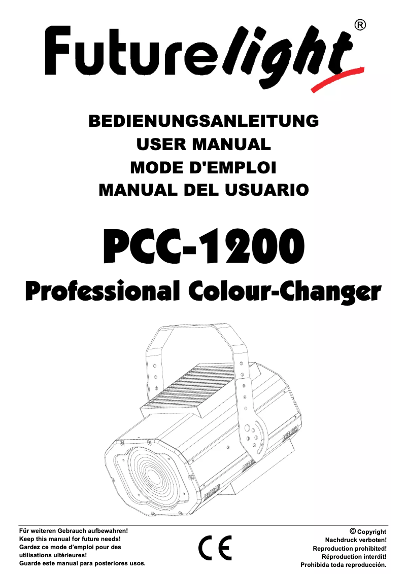 Imagen de la primera página del manual del dispositivo PCC-1200