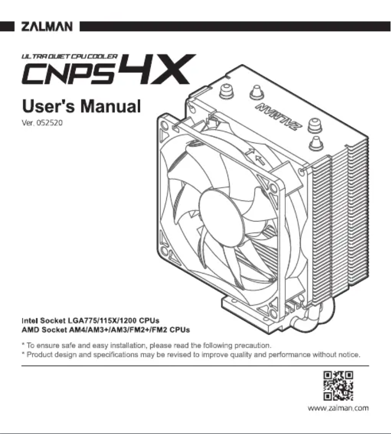 Imagen de la primera página del manual del dispositivo CNPS4X RGB