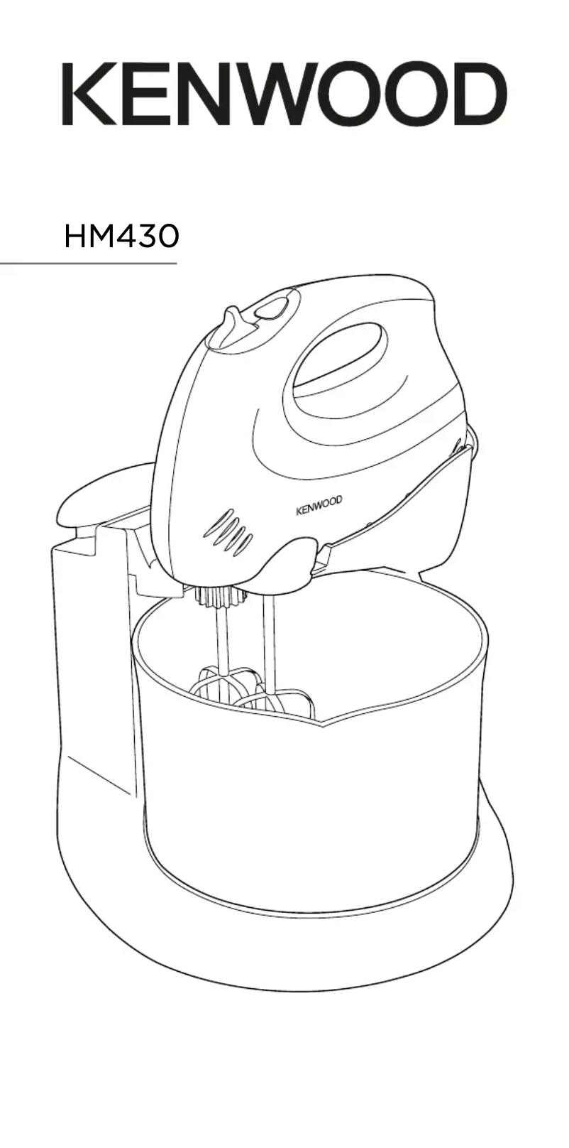 Imagen de la primera página del manual del dispositivo HM330