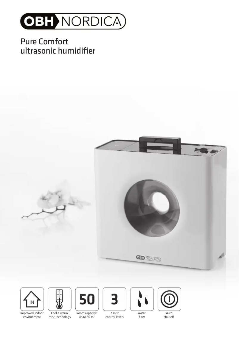 Imagen de la primera página del manual del dispositivo Pure Comfort