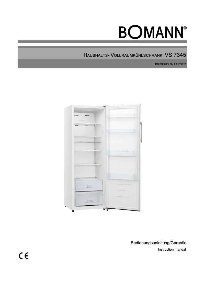 Imagen de la primera página del manual del dispositivo VS 7345