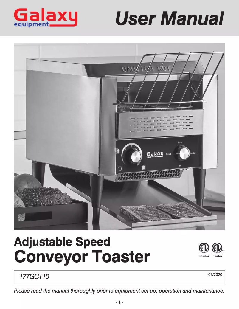 Imagen de la primera página del manual del dispositivo CT-10