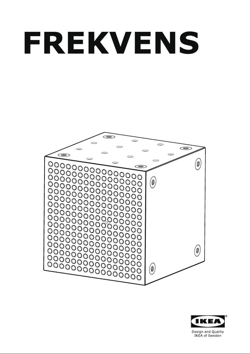 Imagen de la primera página del manual del dispositivo SYMFONISK 304.203.54