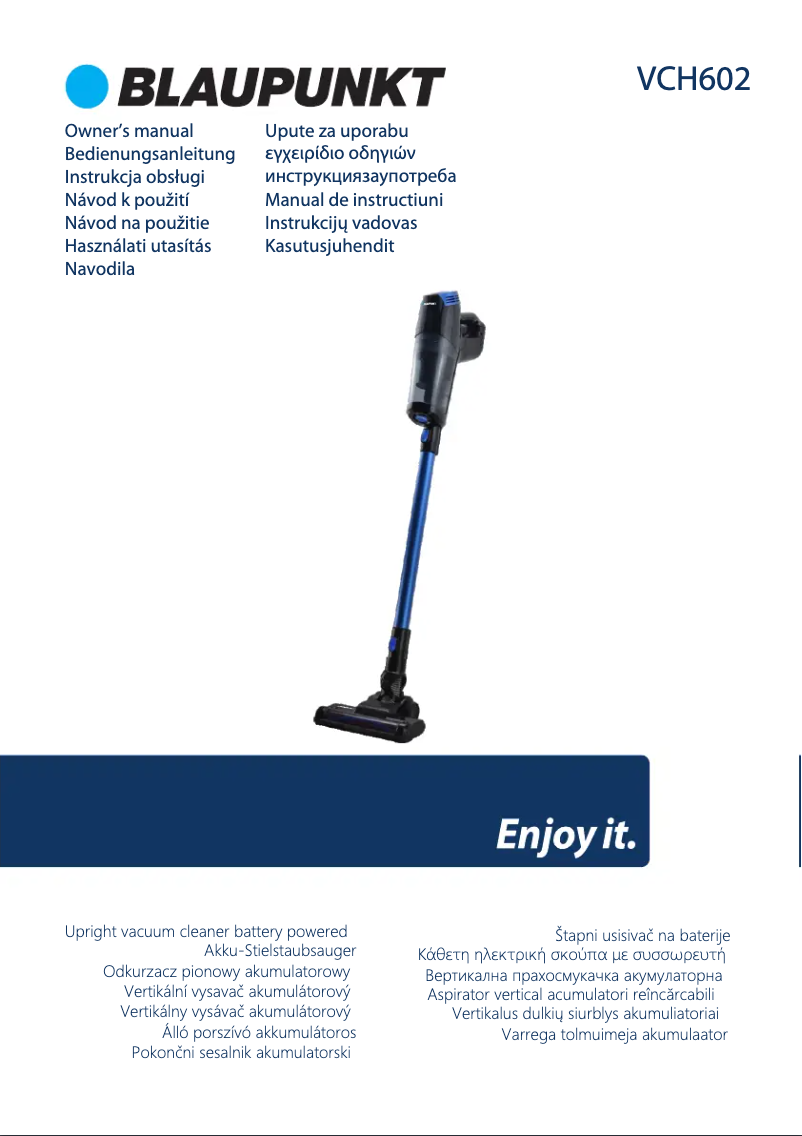 Página 1 del manual Manual de usuario Blaupunkt VCH602BL